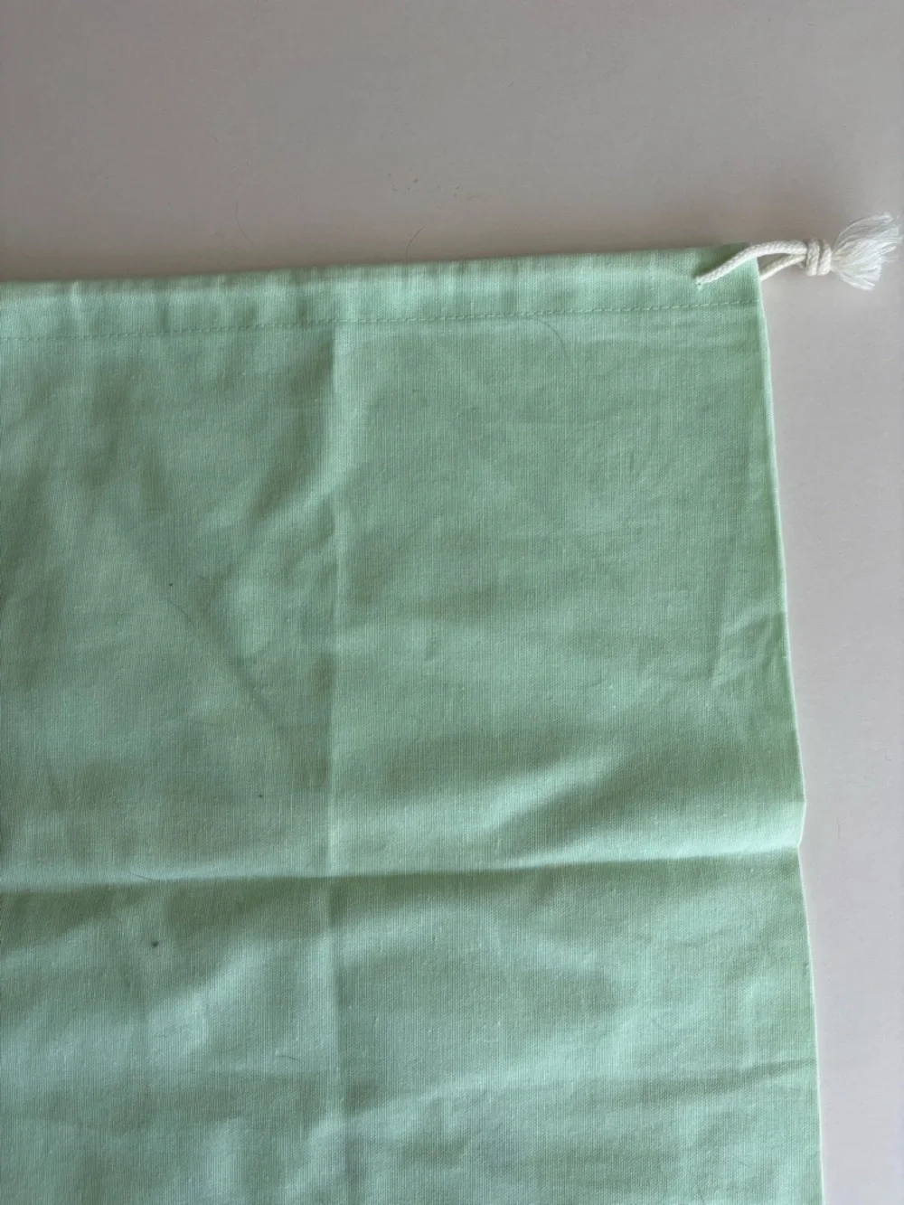 Off-White Mint Green Drawstring Pouch Dust Bag